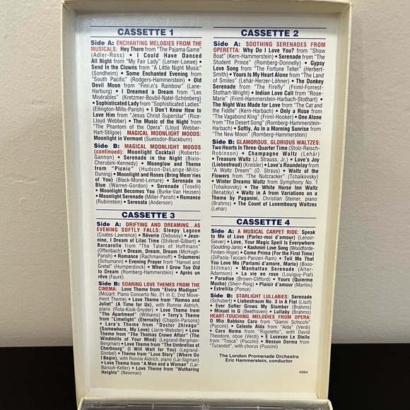 Vintage Reader’s Digest Boxed 4 Cassette Music Fot the Starlight Hours - Picture 6 of 6